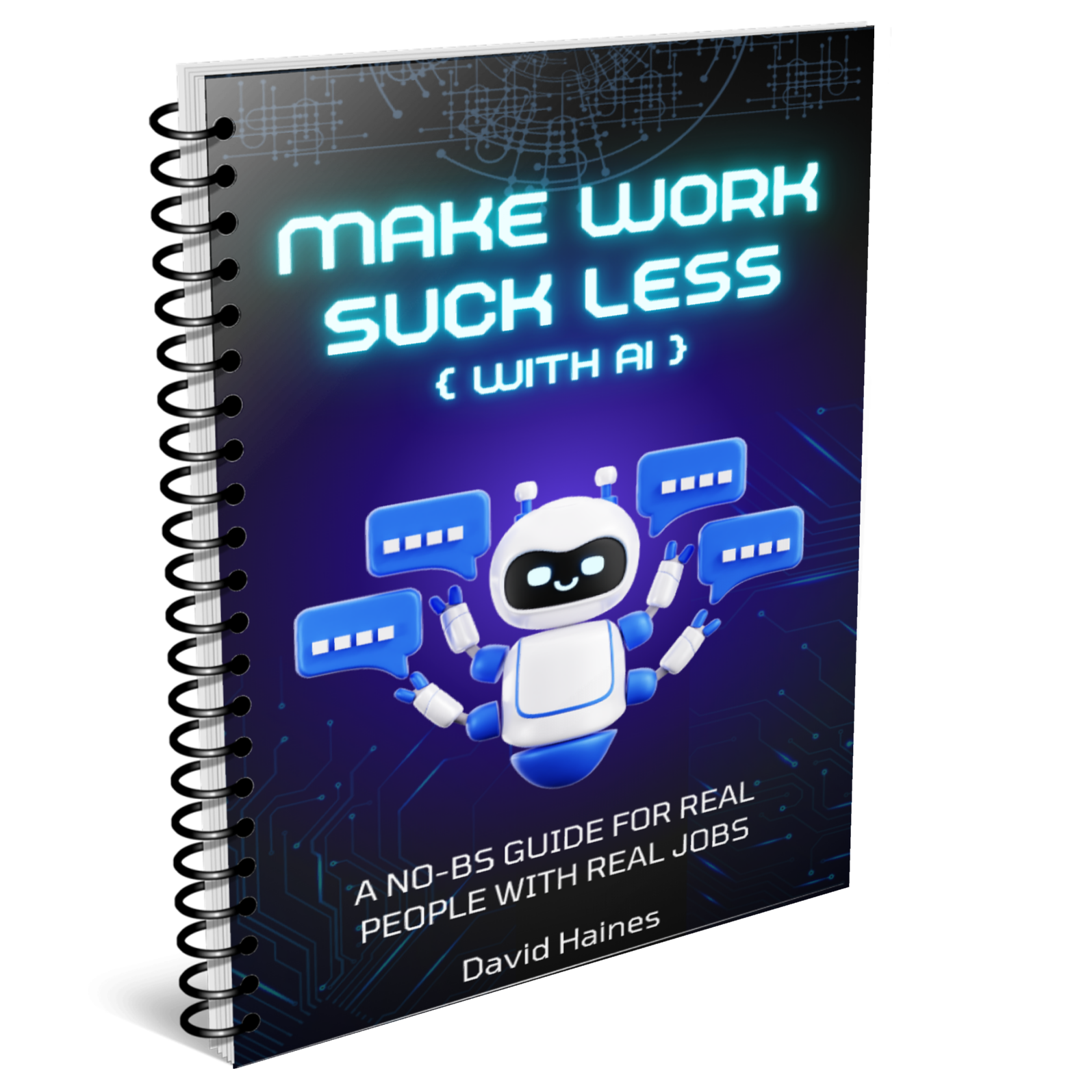 Book cover for Make Work Suck Less With AI